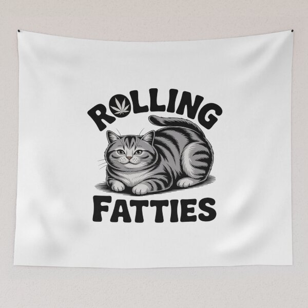 Item preview, Rolling Fatties Weed Cat 420 Cannabis designed and sold by joyouartArt.