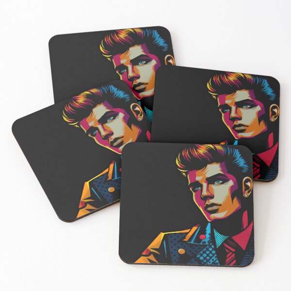 Item preview, Vibrant Pop Art Men Portrait Print designed and sold by  Ojo de Lilith.