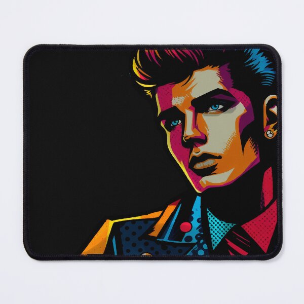 Item preview, Vibrant Pop Art Men Portrait Print designed and sold by Ojo de Lilith.