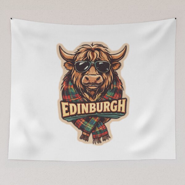 Item preview, Edinburgh Bull in Sunglasses designed and sold by Bronse Wear.