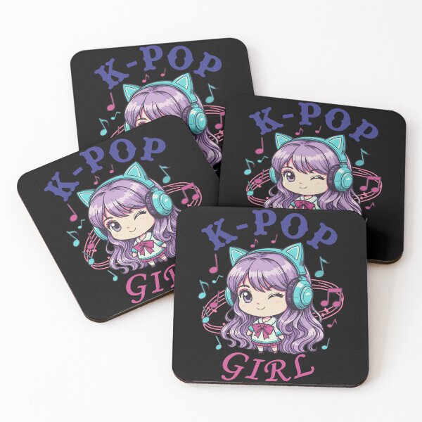 Item preview, K-Pop Girl Cute Korean Music Anime Kpop Fans designed and sold by LuminOrb.