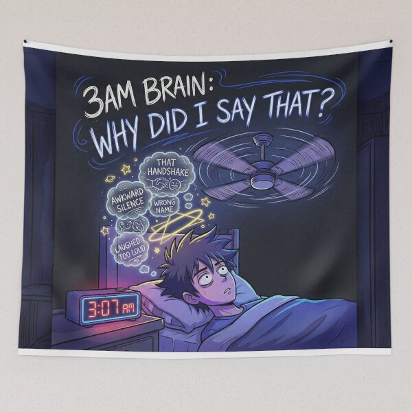 Item preview, 3AM Overthinking designed and sold by Midnight Replay.