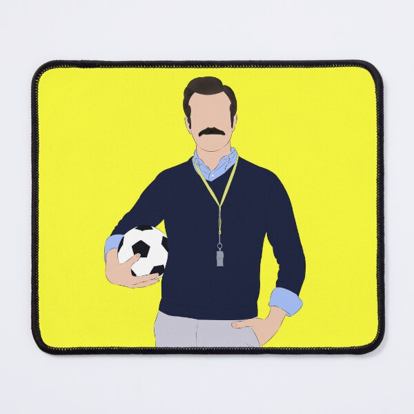 Artikelvorschau, Illustration zur Ted Lasso-Fernsehserie entworfen und verkauft von Still Silhouette.