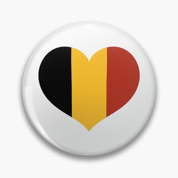 Item preview, belgian flag heart shaped designed and sold by sarahsdesigns02.