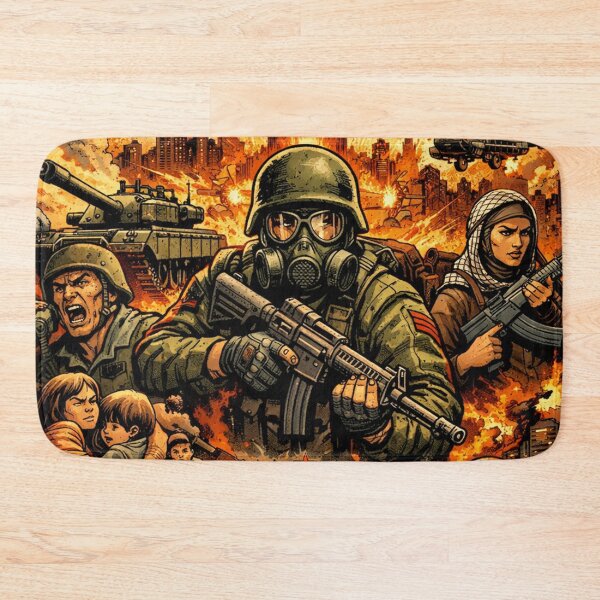 Item preview, World War III – Apocalyptic Illustration designed and sold by Arte Cartoon From TagTeam Group.