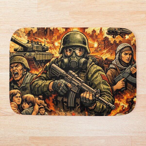 Item preview, World War III – Apocalyptic Illustration designed and sold by Arte Cartoon From TagTeam Group.