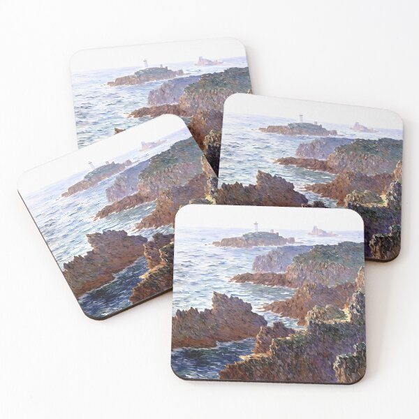 Item preview, Rocks at Belle-Isle, Port-Domois - Rugged Coastal Beauty designed and sold by artdesignsnow.