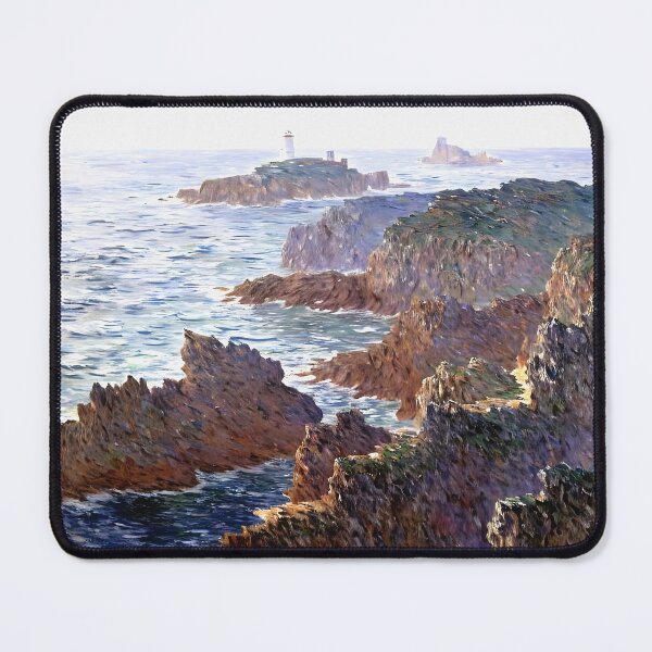 Item preview, Rocks at Belle-Isle, Port-Domois - Rugged Coastal Beauty designed and sold by artdesignsnow.