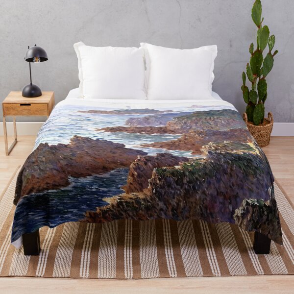 Item preview, Rocks at Belle-Isle, Port-Domois - Rugged Coastal Beauty designed and sold by artdesignsnow.