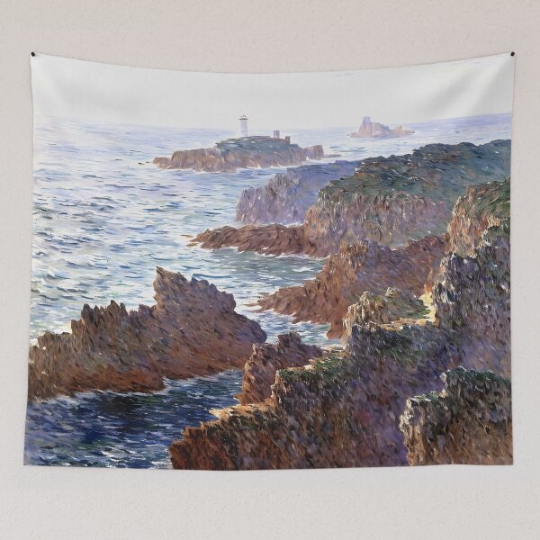 Item preview, Rocks at Belle-Isle, Port-Domois - Rugged Coastal Beauty designed and sold by artdesignsnow.