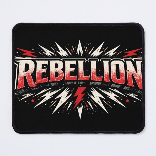 Item preview, Rebellion Statement Typography Edgy Minimalist Design designed and sold by AlienTechs.