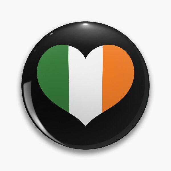 Item preview, irish flag heart shaped designed and sold by sarahsdesigns02.