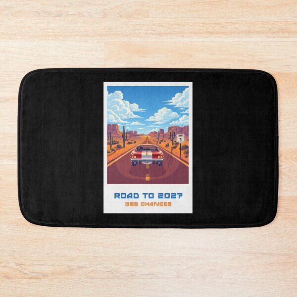 Item preview, Road to 2027 - Retro Nevada desert Road Trip vintage photo designed and sold by ProjetF.