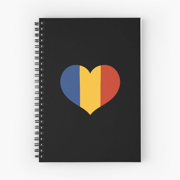 Item preview, romanian flag heart shaped designed and sold by sarahsdesigns02.