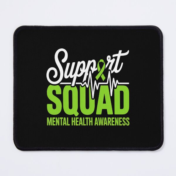 Item preview, Support Squad Mental Health Awareness Green Ribbon designed and sold by orlodrake.