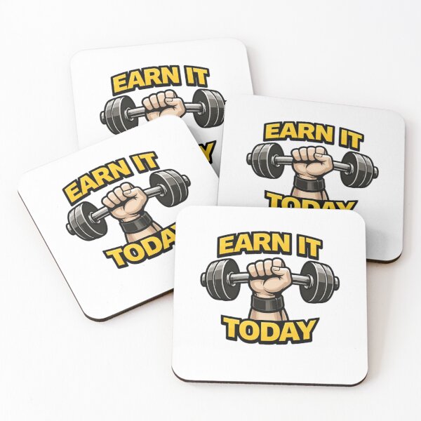 Item preview, Earn It Today Fitness Motivation designed and sold by the-dovlat.