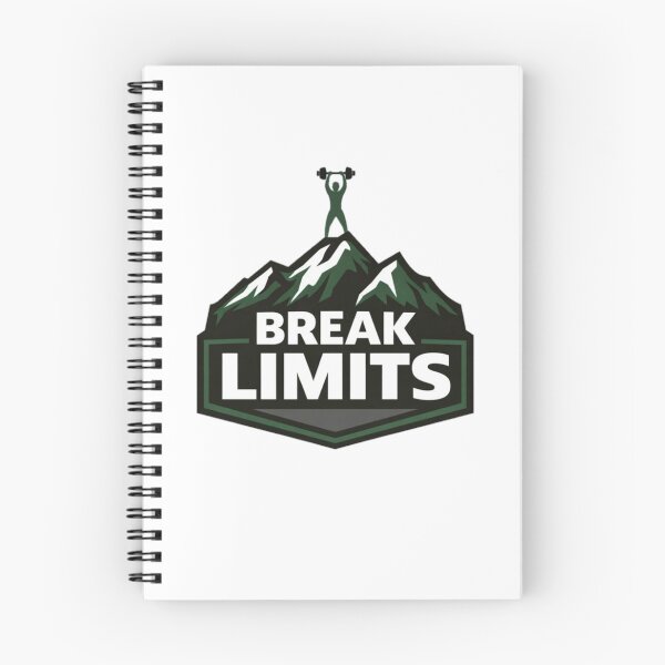 Item preview, Break Limits Mountain Motivation designed and sold by the-dovlat.
