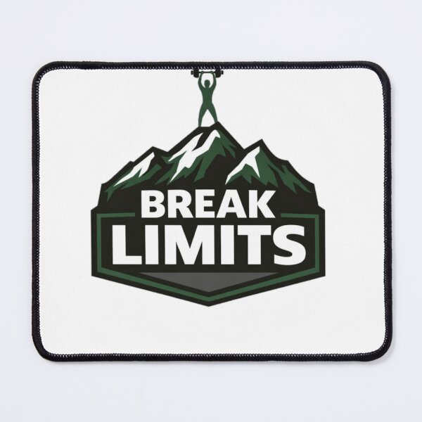 Item preview, Break Limits Mountain Motivation designed and sold by the-dovlat.