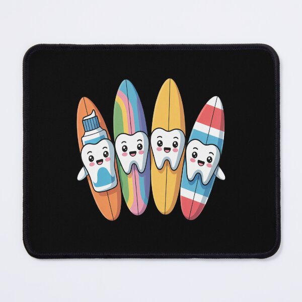 Item preview, Tooth Surf Surfboard Beach Summer Dental Hygienist  designed and sold by orlodrake.