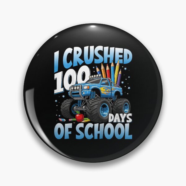 Item preview, I Crushed 100 Days Of School Monster Truck 100th Kids Boy designed and sold by Juansustait.