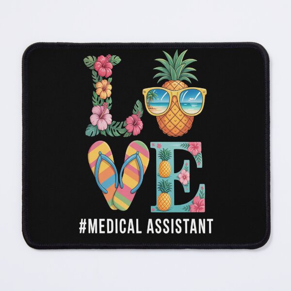Item preview, Love Summer Pineapple Tropical Flip Flop Medical Assistant designed and sold by orlodrake.