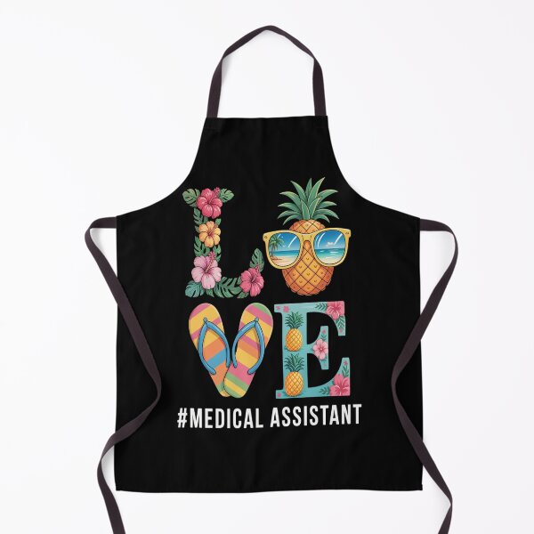 Item preview, Love Summer Pineapple Tropical Flip Flop Medical Assistant designed and sold by orlodrake.