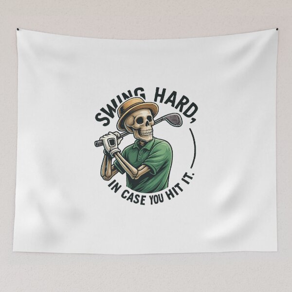 Item preview, Golf Swing Hard In Case You Hit It designed and sold by yunamaliskova.