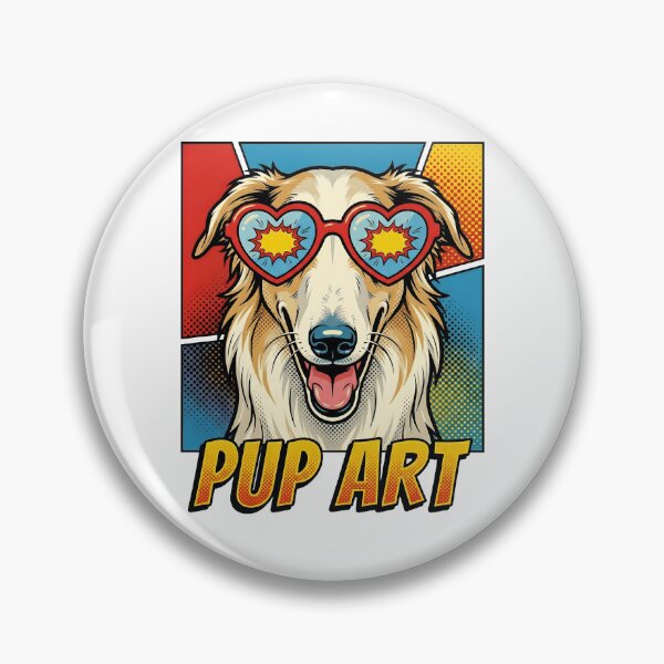 Item preview, Pop Art Borzoi Retro Dog designed and sold by k3rstman1.