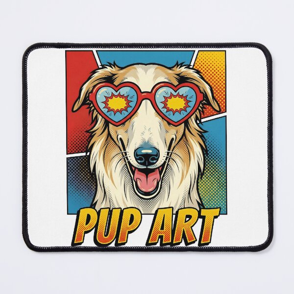 Item preview, Pop Art Borzoi Retro Dog designed and sold by k3rstman1.