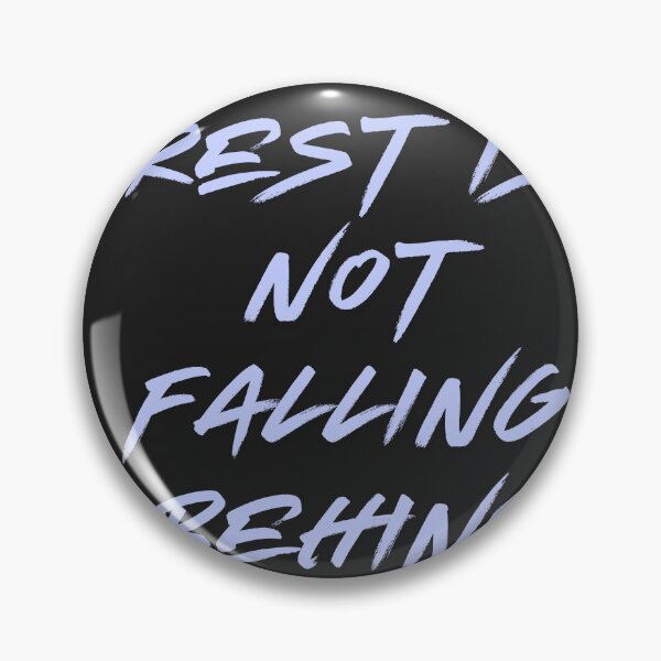 Item preview, Rest Is Not Falling Behind Quote – Self Care Mental Health Typography designed and sold by designbymahi.
