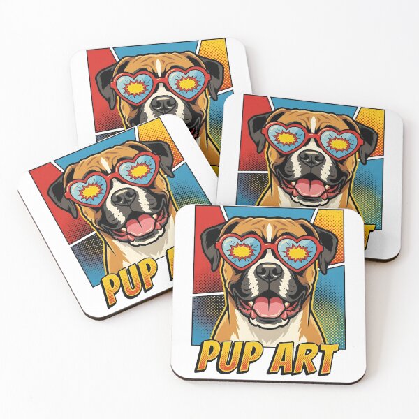 Item preview, Pop Art Boxer Retro Dog designed and sold by k3rstman1.