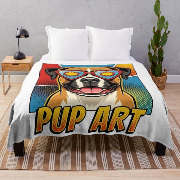 Item preview, Pop Art Boxer Retro Dog designed and sold by k3rstman1.