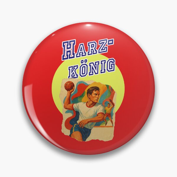 Item preview, Harzkönig Handball Vintage Sport Design Retro Look designed and sold by Mauswohn.