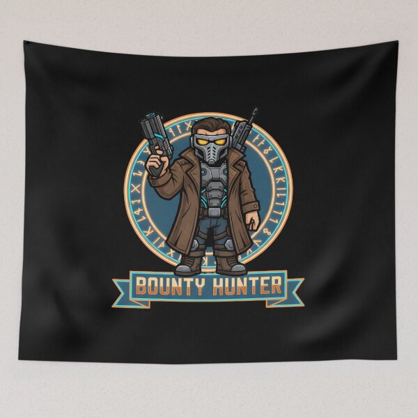 Item preview, Blocky Bounty Hunter Sci-Fi RPG Gamer Avatar designed and sold by SignumShop.