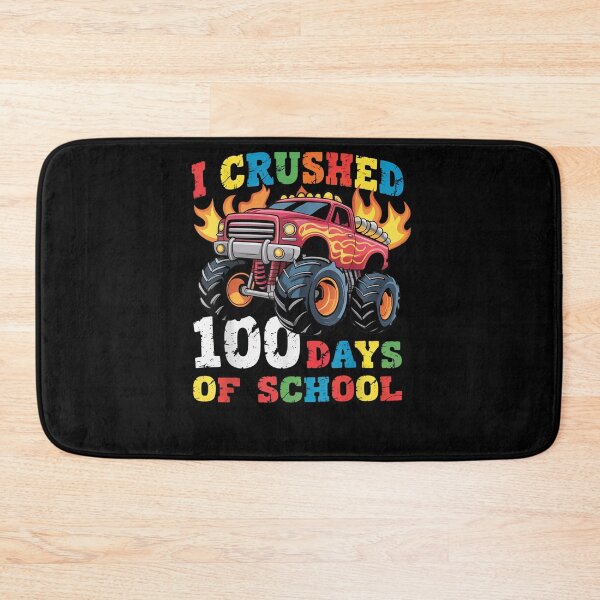 Item preview, I Crushed 100 Days of School Blue Monster Truck Boys designed and sold by Juansustait.
