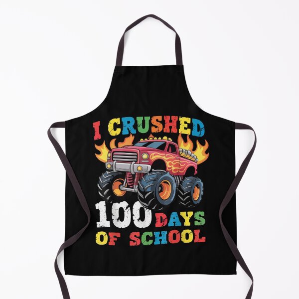 Item preview, I Crushed 100 Days of School Blue Monster Truck Boys designed and sold by Juansustait.