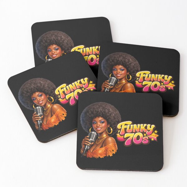 Item preview, Funk 70s Black Pinup Illustration designed and sold by Arte Cartoon From TagTeam Group.