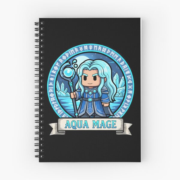 Item preview, Blocky Aqua Mage RPG Gamer Avatar designed and sold by SignumShop.