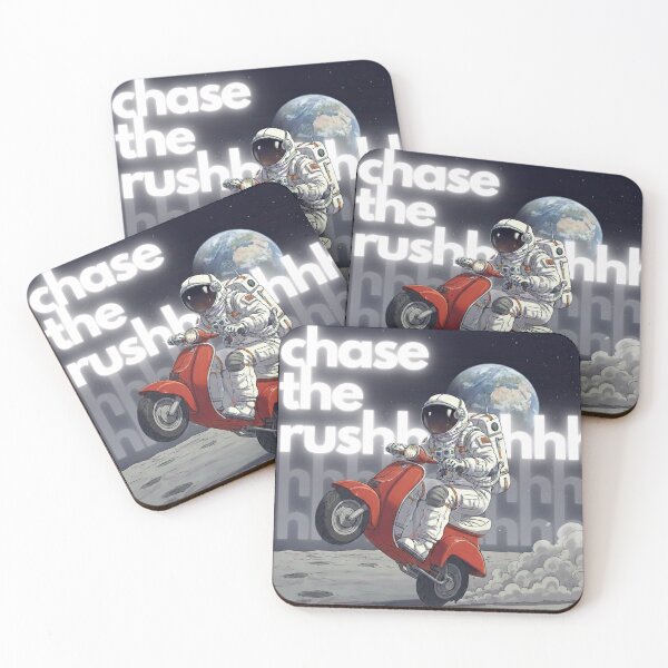 Item preview, chase the rush- moon, space and astronaut edition designed and sold by Shivdarshan.