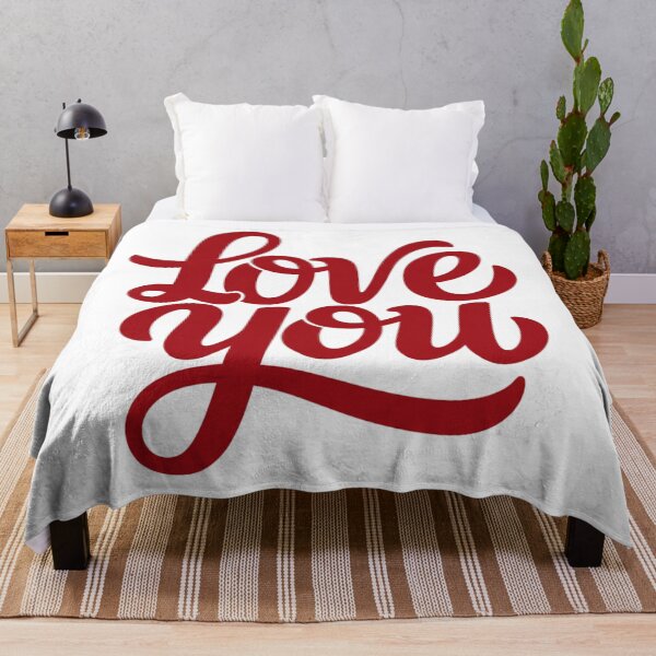 Item preview, Love You – Bold Red Romantic designed and sold by WearTheArtx.