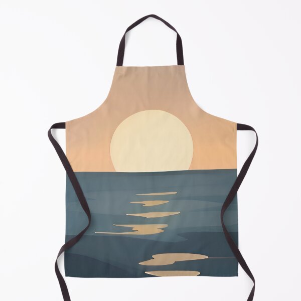 Item preview, Arte mural minimalista con paisaje de amanecer: decoración con un horizonte cálido y tranquilo designed and sold by Minimal Calm.