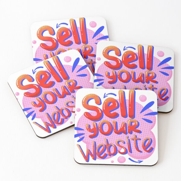 Item preview, Sell your website sticker, business, online, internet, hand drawn sticker  designed and sold by NatalkaP.