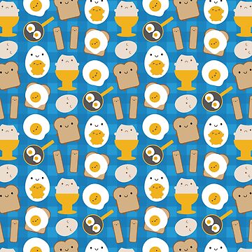 Artwork thumbnail, Kawaii Eggs For Breakfast by marcelinesmith