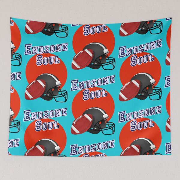Item preview, Endzone Soul Football Helmet Graphic designed and sold by Mauswohn.
