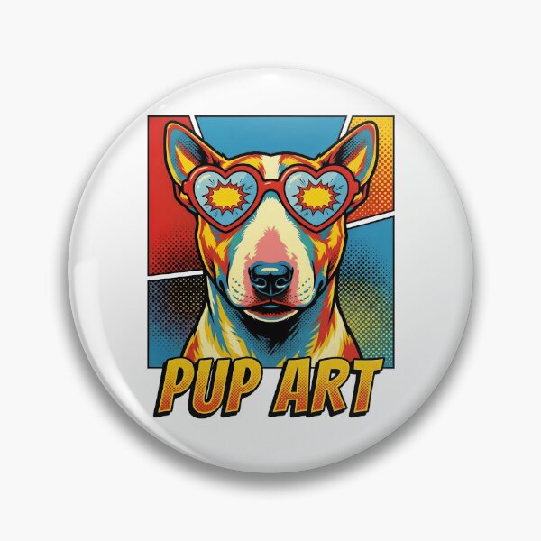 Item preview, Pop Art Bull Terrier Retro Dog designed and sold by k3rstman1.