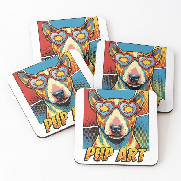 Item preview, Pop Art Bull Terrier Retro Dog designed and sold by k3rstman1.