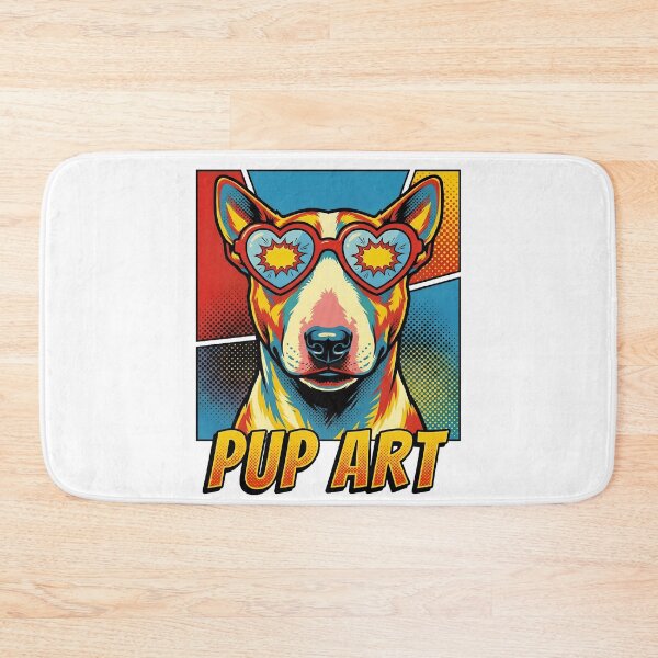 Item preview, Pop Art Bull Terrier Retro Dog designed and sold by k3rstman1.