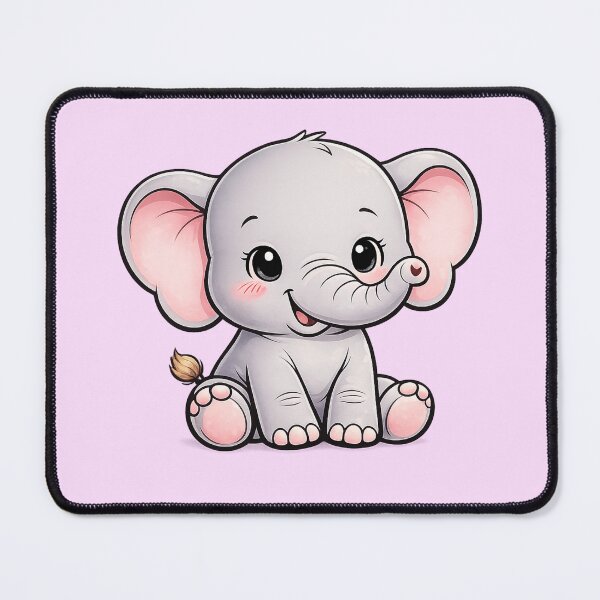 Item preview, elephant baby/calf cute looking African baby elephant  designed and sold by JamesDunican.