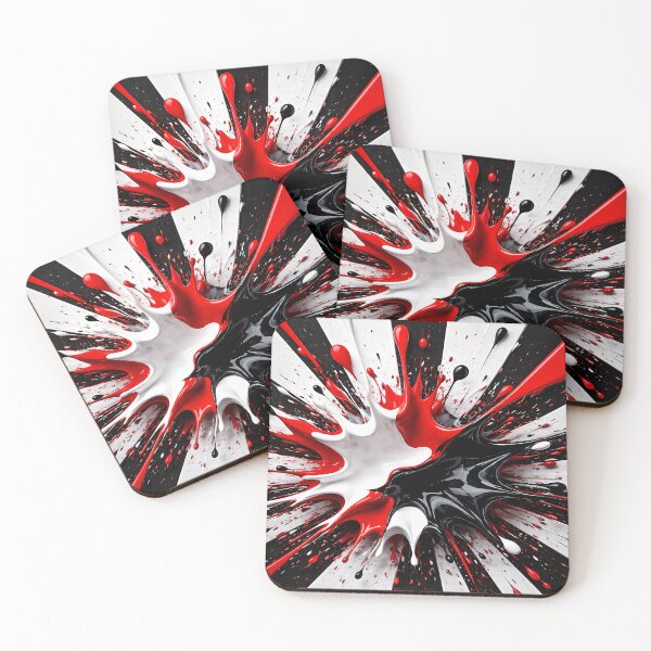 Item preview, Crimson Inkburst designed and sold by Kaleidoscope Print.