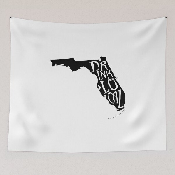 Item preview, Drink Local Florida State Outline Craft Beer designed and sold by graf1k.